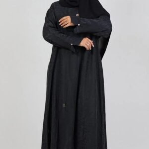 Sana Washed Silk Abaya